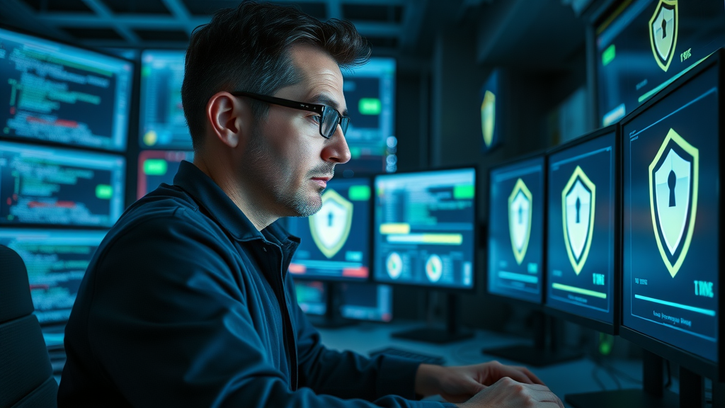 Cybersecurity analyst protecting publisher site from breaches and data loss.