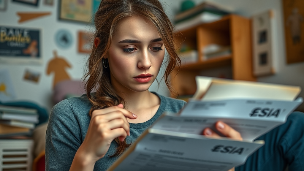 Empowering foster youth managing bills and educational materials amidst financial stress