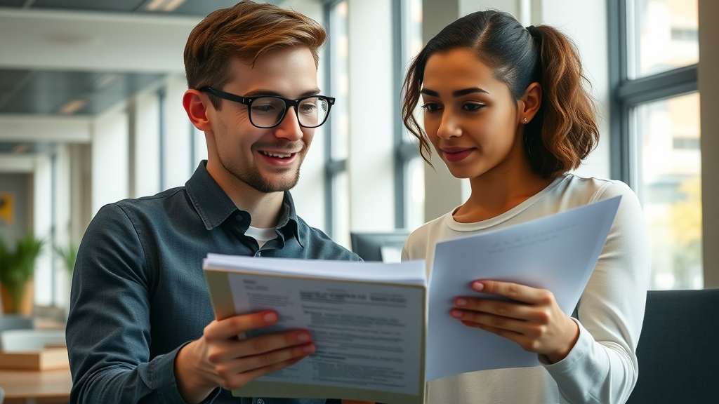 applicant and advisor reviewing AI program requirements at a Mississippi college